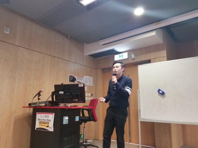 Invited by Miss Felicia FAN, Teaching Fellow of Public Relations and Management Programme, TVB News Anchor-- Mr Kronus HUANG shared an inspiring talk with THEi students on 13 October 2018.