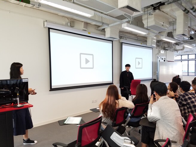 Dr Vanessa LIU, Associate Professor and Programme Leader of Retail Management, conveyed her gratitude to the senior HR executives of adidas for their demonstration of video interview technology.