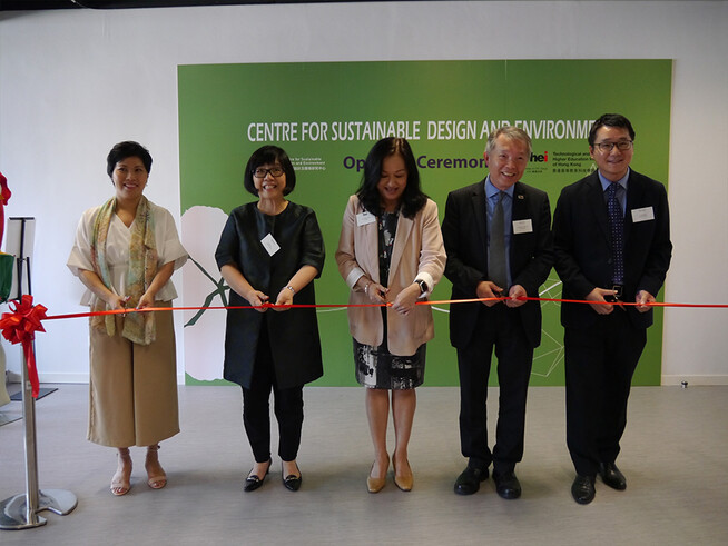 The ribbon cutting ceremony was held on 24 April 2019 at the Sustainable Living and Environment Lab. 