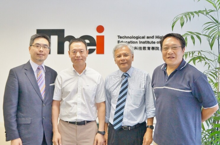 (From left to right) Dr. Simon Wong, Dr. Paul Hsieh, Professor David Lim and Mr. Derek Pang
