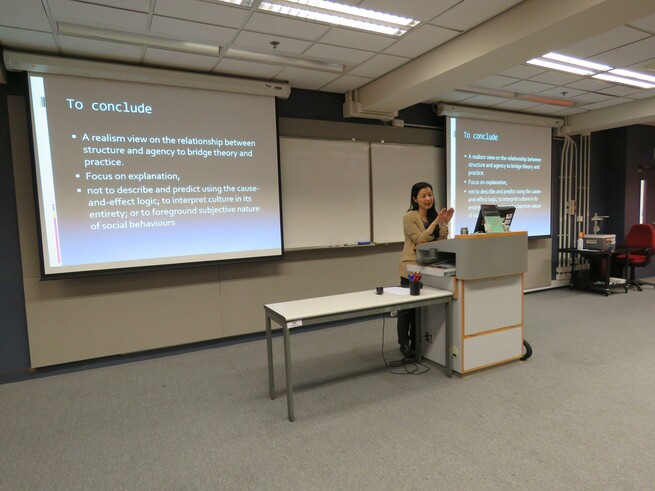 Seminars by Professor ZHU Hua